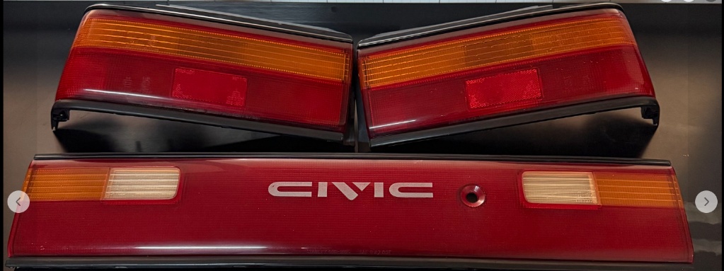 HONDA CİVİC SAĞ + SOL ARKA STOP LAMBASI 1990 1991 MODEL